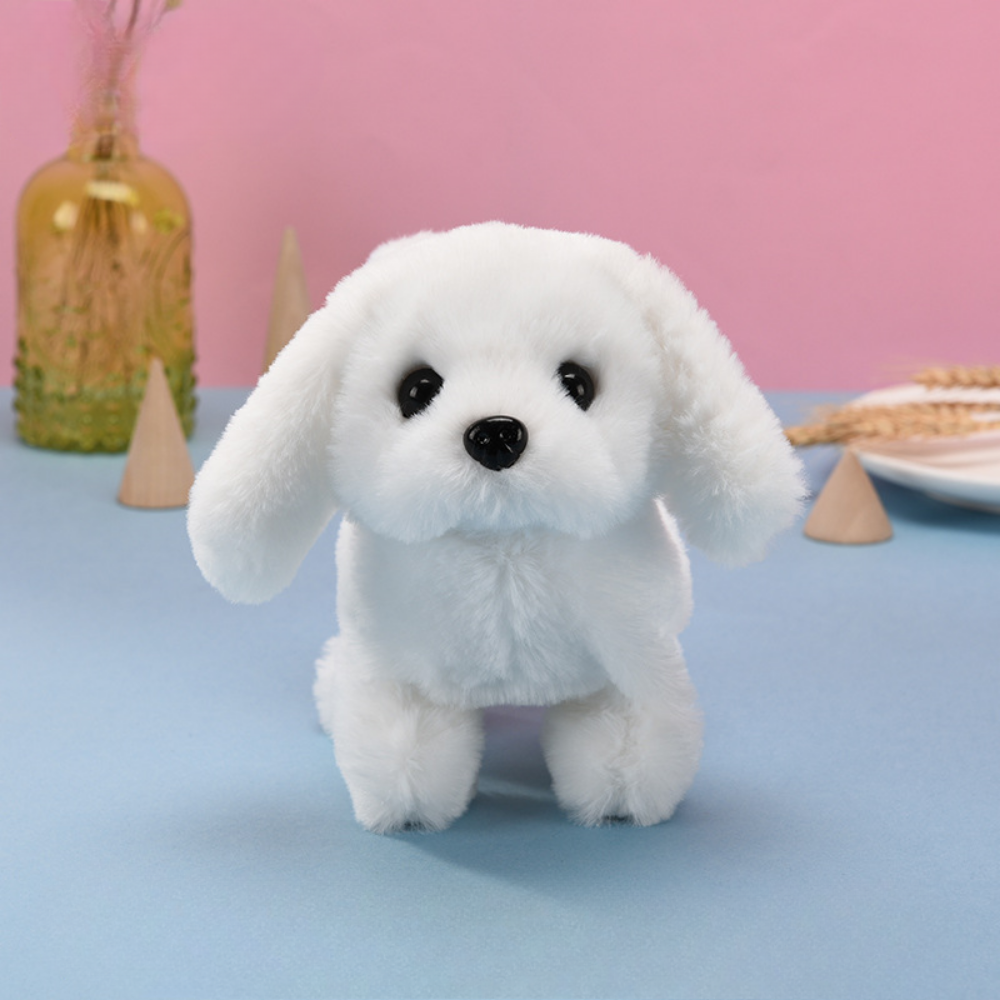 Cachorrinho Robô de Pelúcia Interativo que Anda e Late