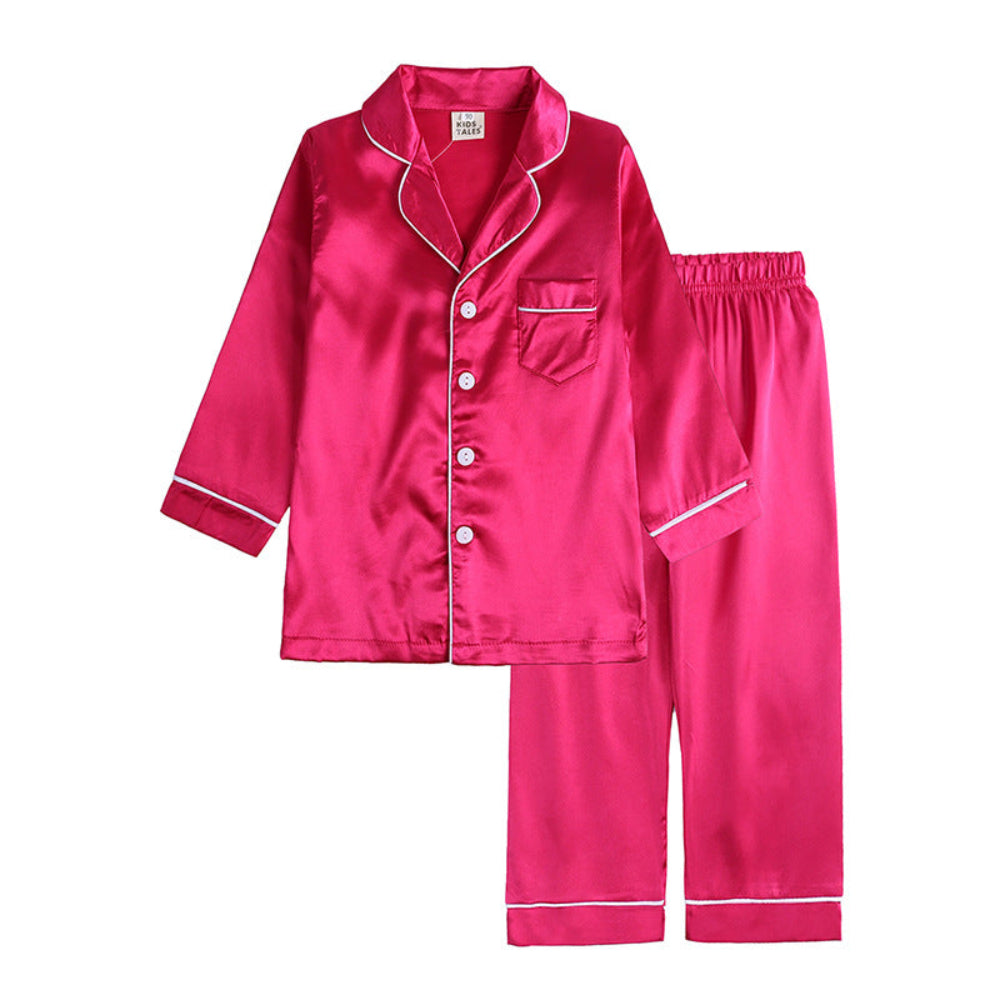Conjunto de Pijama Infantil com Camisa de Botão e Calça