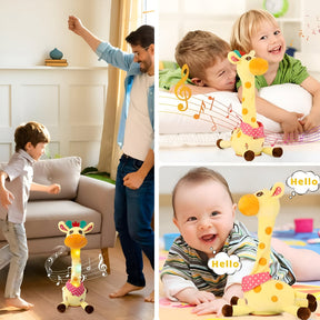 Plush Toy Interactive Singing Giraffe Kids Musical Companion