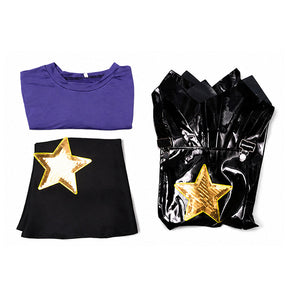 Women’s Purple Horror Doll Costume Set