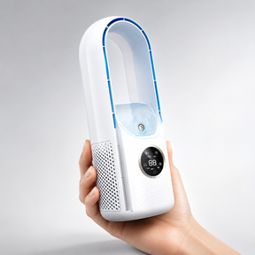 Ar-condicionado Portátil Ventilador de Resfriamento Silencioso sem Hélices