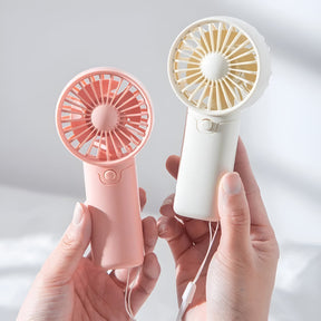 ZenWave Traveler | Miniventilador Portátil – De mão, a pilha e pronto para viagens