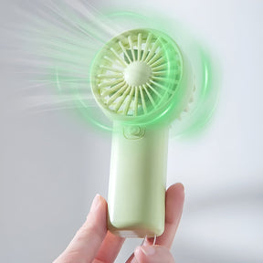 ZenWave Traveler | Miniventilador Portátil – De mão, a pilha e pronto para viagens