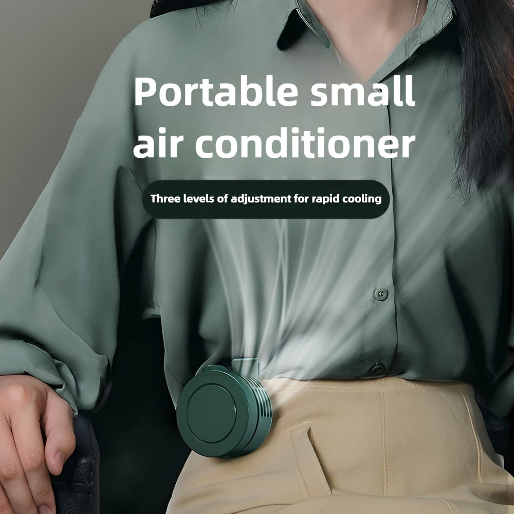 Ventilador Portátil Mini Clipe Pescoço Ventilador Dobrável Ajustável