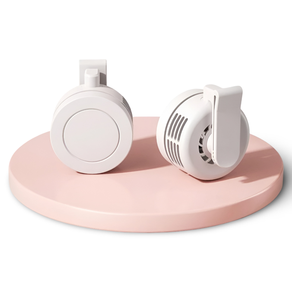 Ventilador Portátil Mini Clipe Pescoço Ventilador Dobrável Ajustável