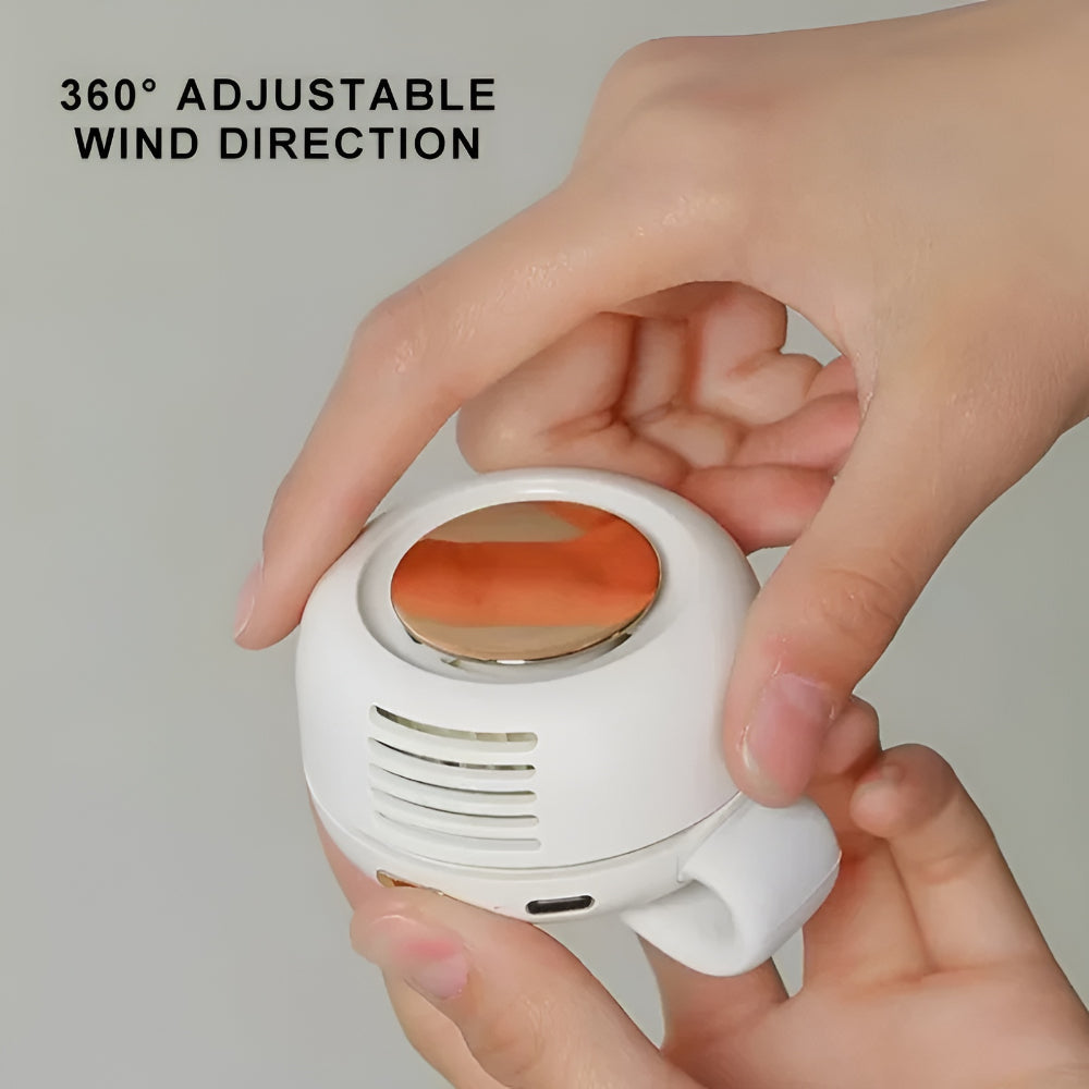 Ventilador Portátil de Cintura Sem Mãos