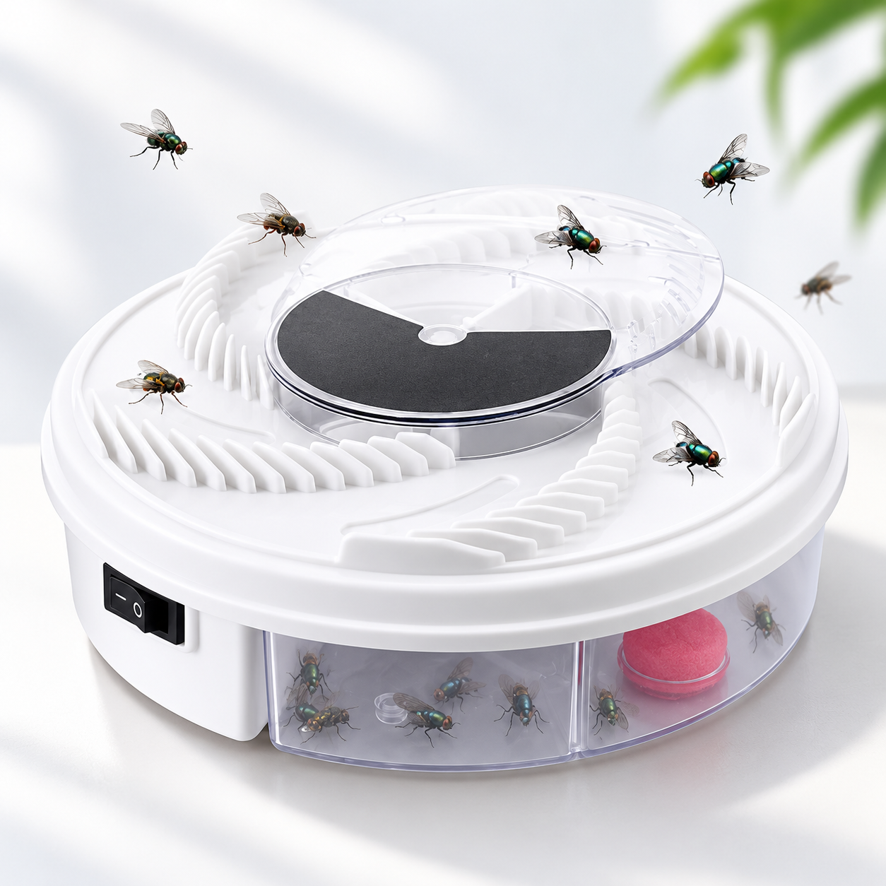 Armadilha de Insetos Portátil para Ambientes Internos e Externos, Compacta e Alimentada por USB