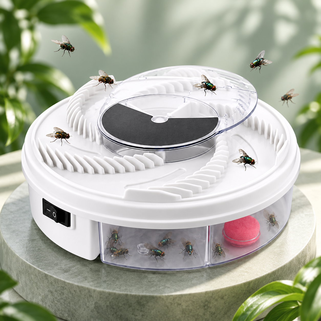 Armadilha de Insetos Portátil para Ambientes Internos e Externos, Compacta e Alimentada por USB