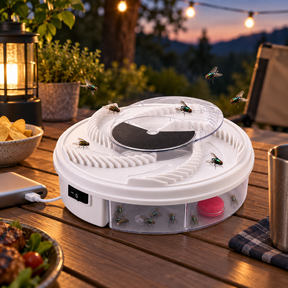 Armadilha de Insetos Portátil para Ambientes Internos e Externos, Compacta e Alimentada por USB