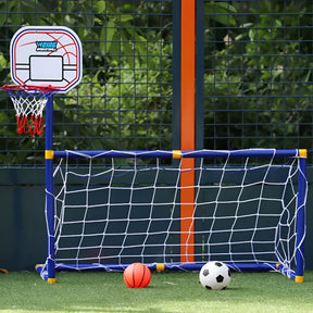 Brinquedo de Futebol e Basquete Portátil para Esportes ao Ar Livre