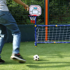 Brinquedo de Futebol e Basquete Portátil para Esportes ao Ar Livre