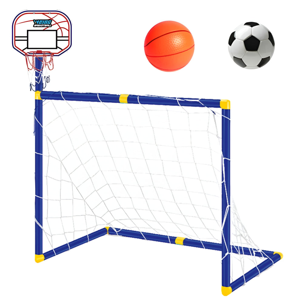 Brinquedo de Futebol e Basquete Portátil para Esportes ao Ar Livre
