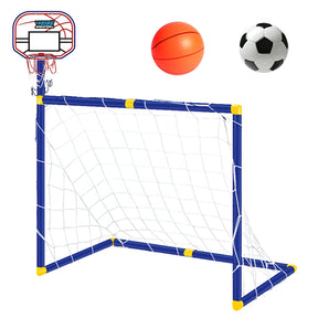 Brinquedo de Futebol e Basquete Portátil para Esportes ao Ar Livre