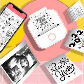 Impressora Térmica Portátil Bluetooth de Bolso para Fotos e Etiquetas