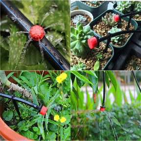 Pacote com 100 Gotejadores para Irrigação por Gotejamento – Rega de Plantas Precisa, Ajustável e Eficiente