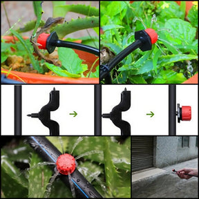 Pacote com 100 Gotejadores para Irrigação por Gotejamento – Rega de Plantas Precisa, Ajustável e Eficiente
