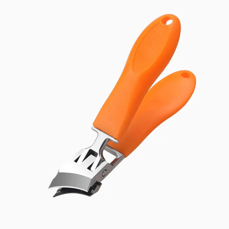 Cortador de Unhas com Protetor Antirrespingo – Cabo Largo e Corte Fácil de Unhas Grossas