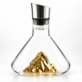 Decanter de Vinho Premium Design de Montanha Bico Dosador Elegante