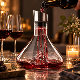 Decanter de Vinho Premium Design de Montanha Bico Dosador Elegante