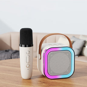 Mini Karaokê com Microfone Sem Fio