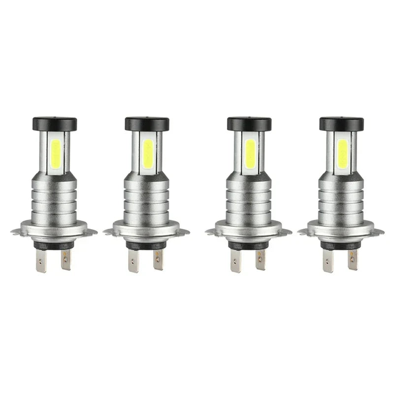 Kit com 4 Lâmpadas de Farol LED H7