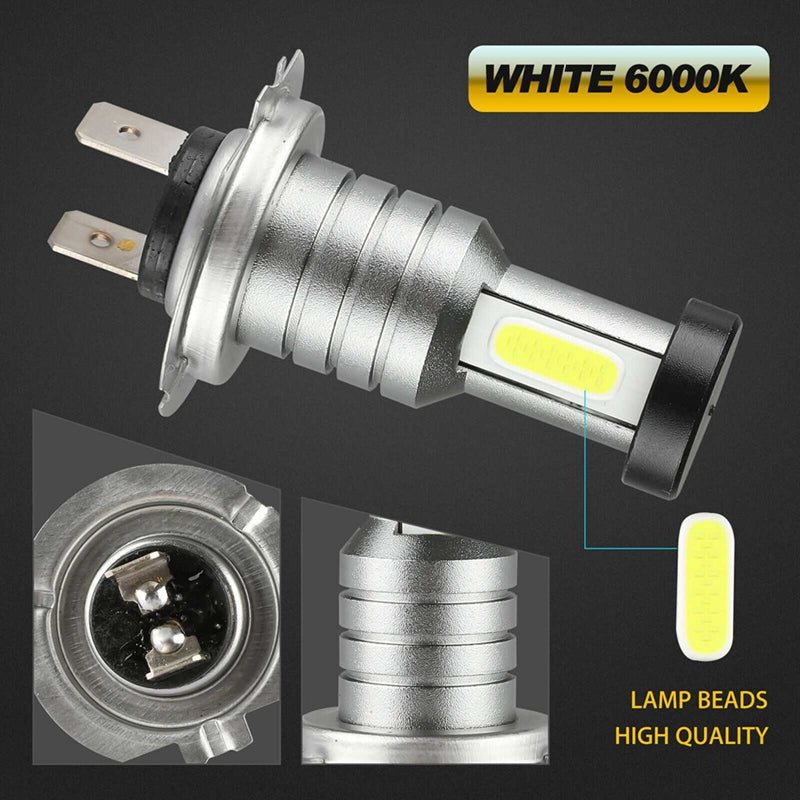 Kit com 4 Lâmpadas de Farol LED H7
