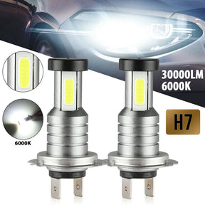 Kit com 4 Lâmpadas de Farol LED H7