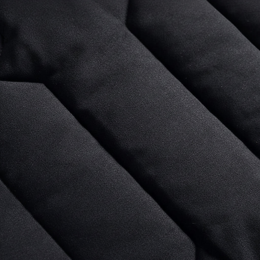 Jaqueta Masculina Acolchoada com Bolso de Zíper para Uso Casual