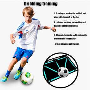 Tapete de treino de futebol para todos os níveis de habilidade