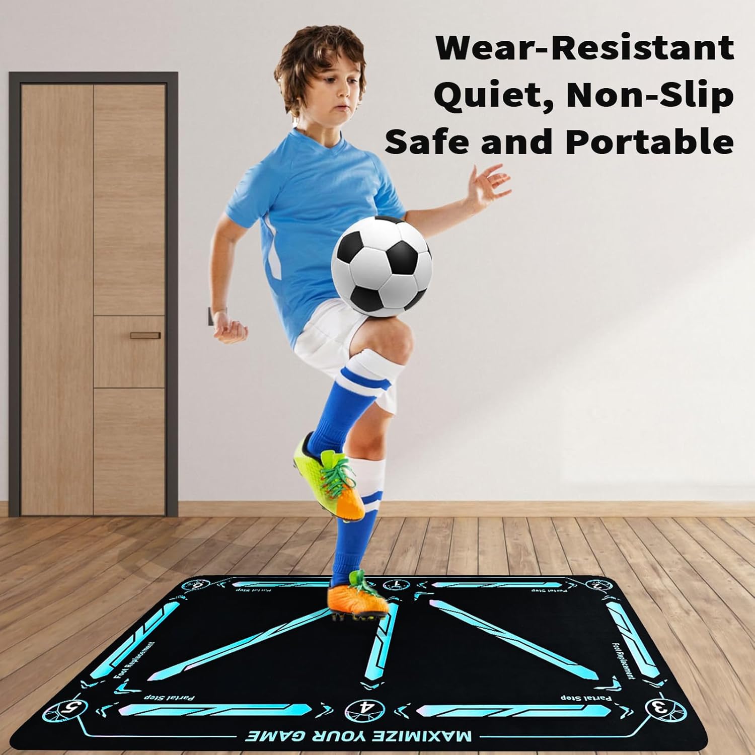Tapete de treino de futebol para todos os níveis de habilidade