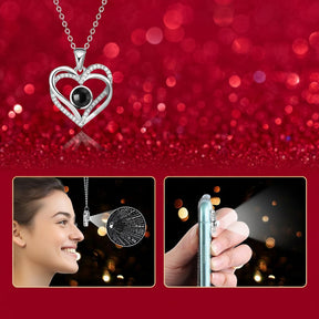Rose Gift Box Preserved Eternal Flower LED Light Love Necklace