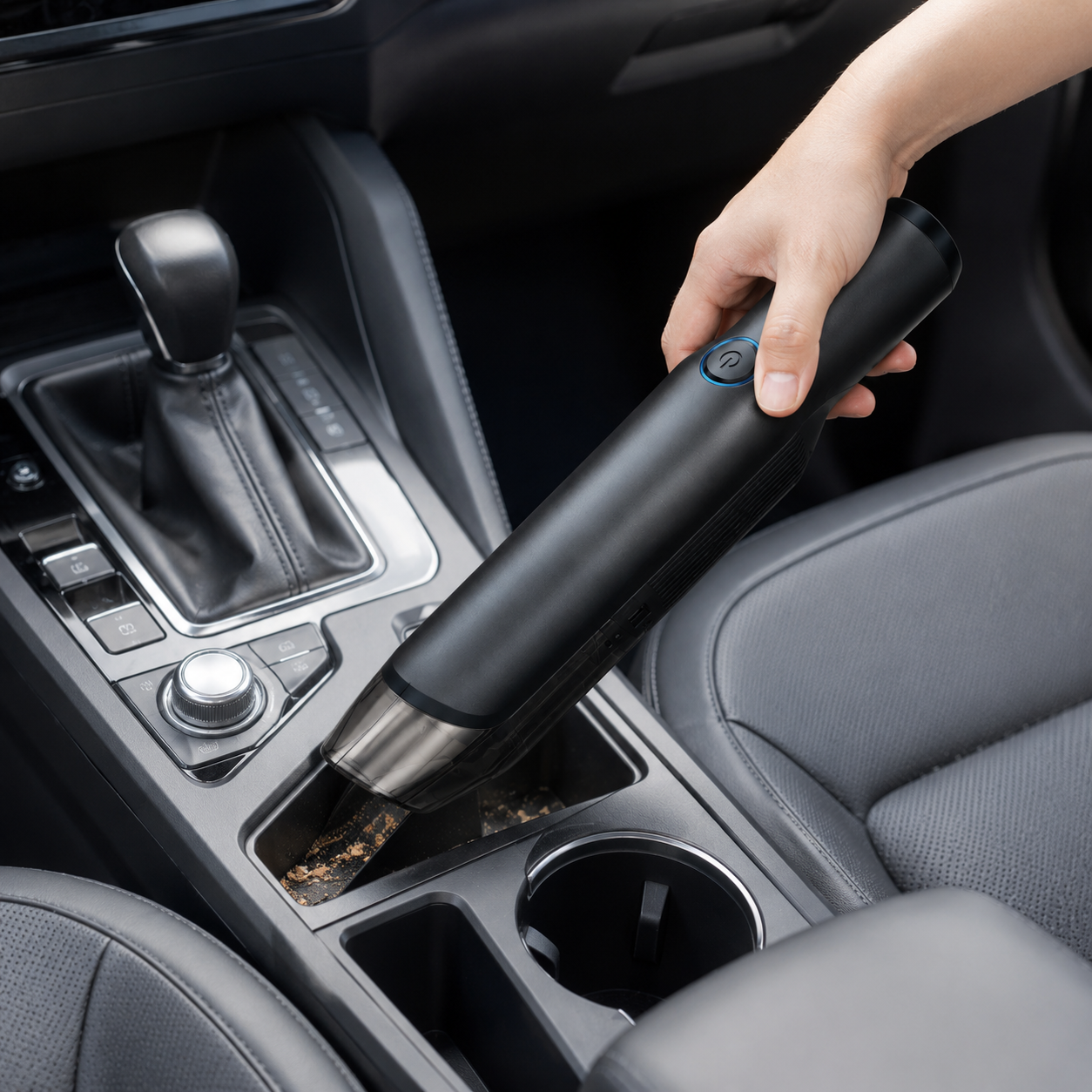 Aspirador de Pó Automotivo Recarregável Portátil Sem Fio Compacto