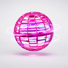 Brinquedo Bola Voadora Recarregável com LED Diversão Interativa