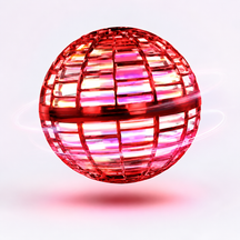 Brinquedo Bola Voadora Recarregável com LED Diversão Interativa