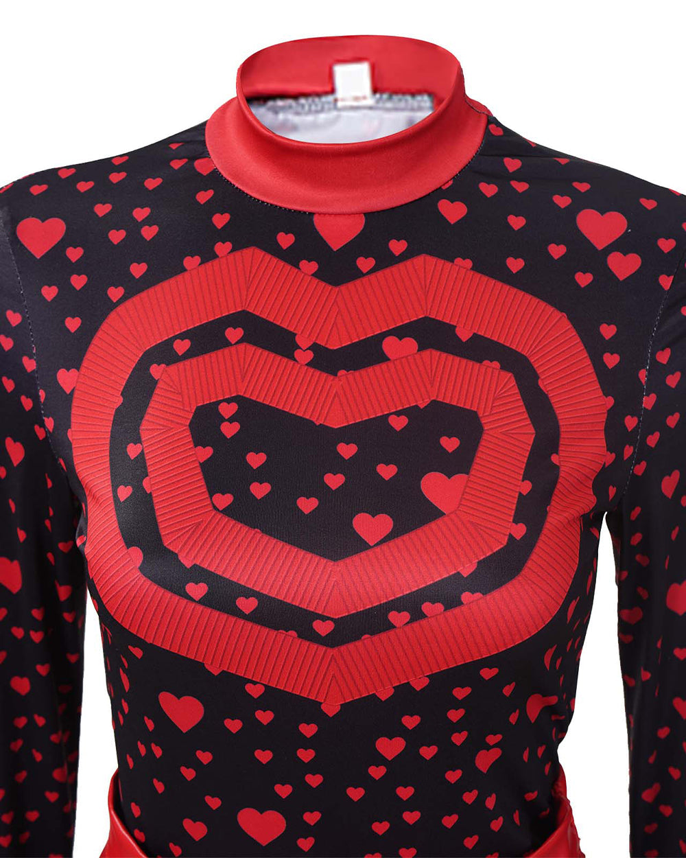 Conjunto de Fantasia de Princesa de 5 Peças com Tema de Coração Vermelho