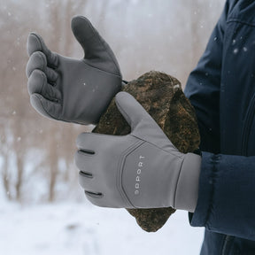 Luvas Térmicas de Inverno com Design Antiderrapante e Touchscreen
