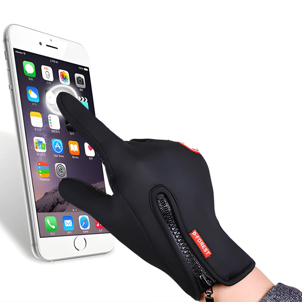 Luvas Térmicas de Inverno com Design Antiderrapante e Touchscreen