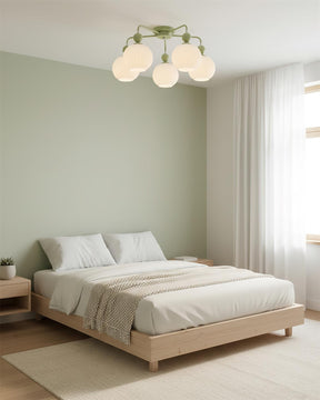 Multi-Light Glass Pendant Ceiling Fixture