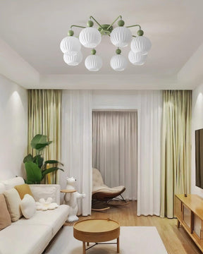 Multi-Light Glass Pendant Ceiling Fixture