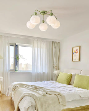 Multi-Light Glass Pendant Ceiling Fixture