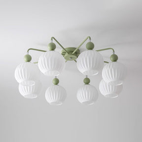 Multi-Light Glass Pendant Ceiling Fixture