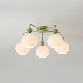 Multi-Light Glass Pendant Ceiling Fixture