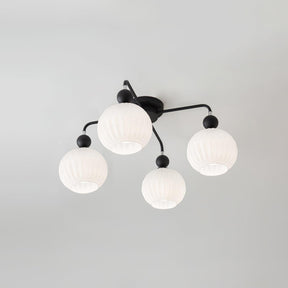 Multi-Light Glass Pendant Ceiling Fixture