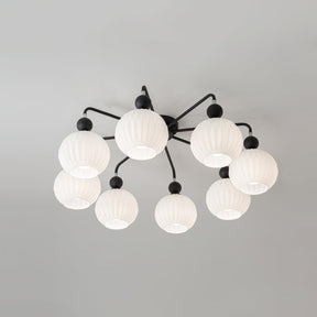Multi-Light Glass Pendant Ceiling Fixture