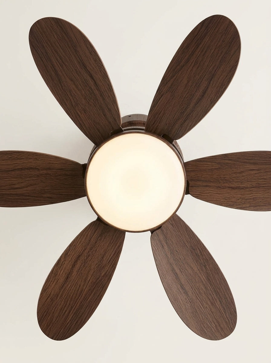 Ventilador de teto com luminária tipo soquete