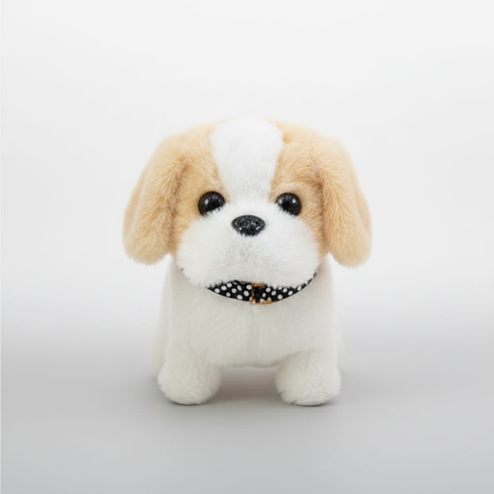 Robot Dog Toy Interactive Plush Puppy Motion Barking Figure