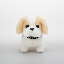 Robot Dog Toy Interactive Plush Puppy Motion Barking Figure