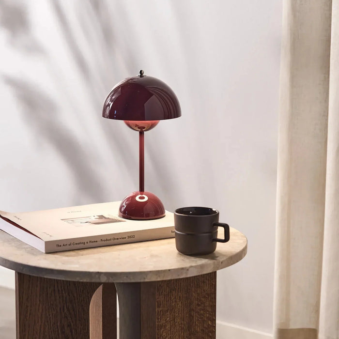 Luminária de Mesa LED Mushroom Pod | Luz Noturna Recarregável com Controle por Toque