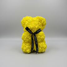 Urso de Rosas Presente de Dia das Mães Decoração de Urso de Flores Artificiais