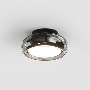 June Retro Glass Flush Mount Ceiling Light | LED Indoor Lamp